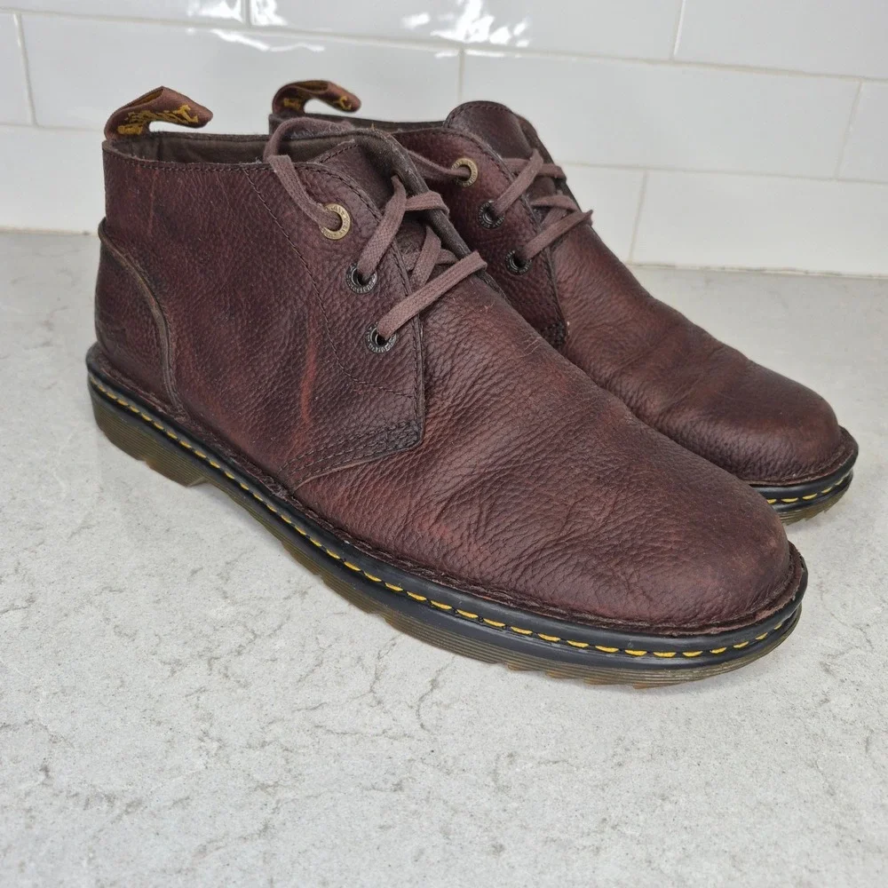 Dr. Martens Sussex Chukka Boot Slip Resistant 12 Brown Mens